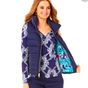 NWT Lilly Pulitzer Syd Quilted Puffer Vest